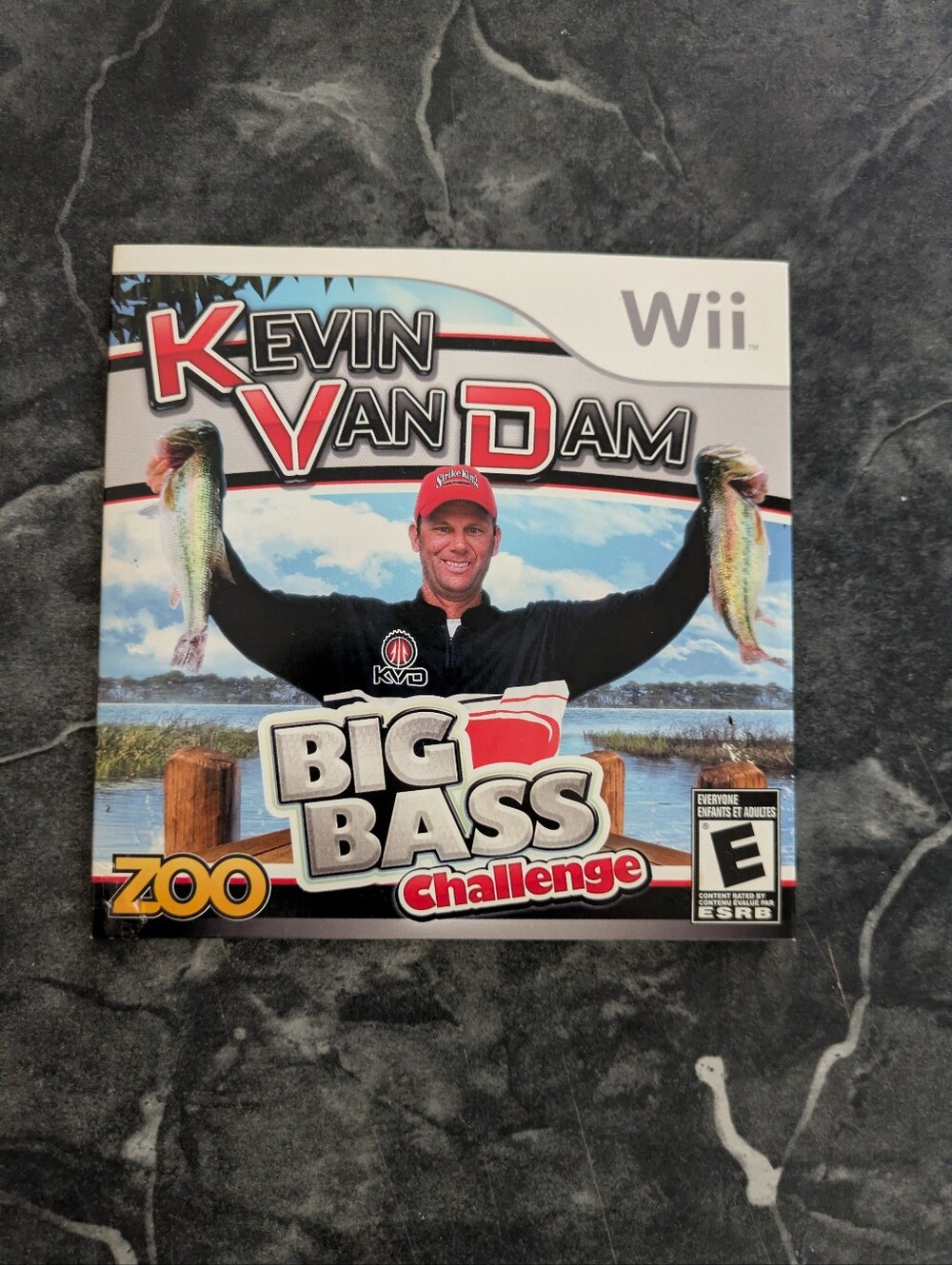 Kevin VanDam’s Big Bass Challenge Nintendo Wii Cardboard Sleeve